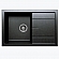 Мойка кухонная Tolero R-112 855946 76 см уголь