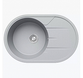 Мойка кухонная Tolero R-116 943704 78 см платина