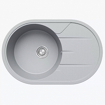 Мойка кухонная Tolero R-116 943704 78 см платина