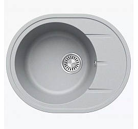 Мойка кухонная Tolero R-122 943766 58 см платина