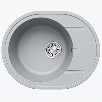 Мойка кухонная Tolero R-122 943766 58 см платина