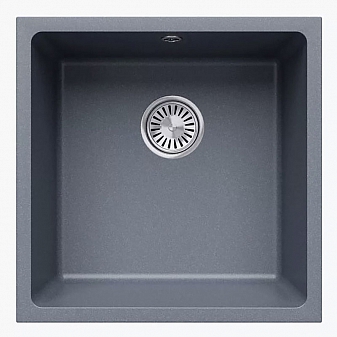Мойка кухонная Tolero R-128 943773 46 см грей