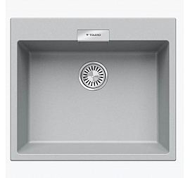 Мойка кухонная Tolero Loft TL-580 856202 58 см платина