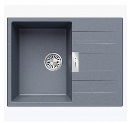 Мойка кухонная Tolero Loft TL-650 856240 65 см грей