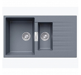 Мойка кухонная Tolero Loft TL-860 856332 86 см грей