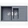 Мойка кухонная Tolero Loft TL-860 856332 86 см грей