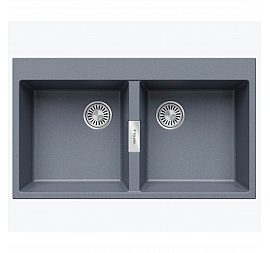 Мойка кухонная Tolero Loft TL-862 856363 86 см грей