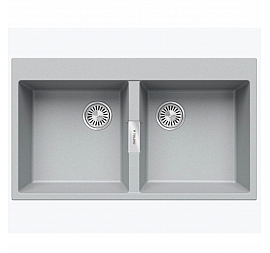 Мойка кухонная Tolero Loft TL-862 856356 86 см платина