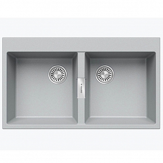 Мойка кухонная Tolero Loft TL-862 856356 86 см платина