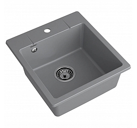 Мойка кухонная GranFest Urban 245 45 см темно-серая