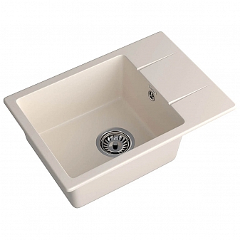 Мойка кухонная GranFest Urban 258L 58 см белая