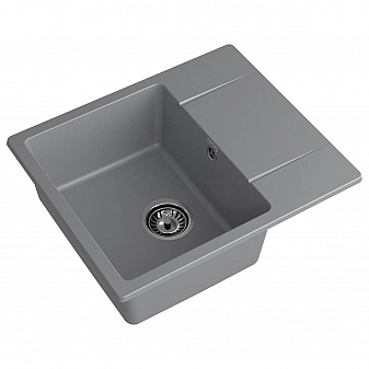Мойка кухонная GranFest Urban 258L 58 см темно-серая