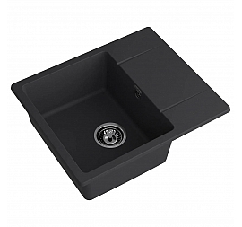 Мойка кухонная GranFest Urban 258L 58 см черная