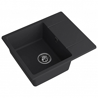 Мойка кухонная GranFest Urban 258L 58 см черная