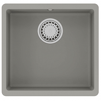 Мойка кухонная Lemark Sinara 440-U 9910069 44 см грей