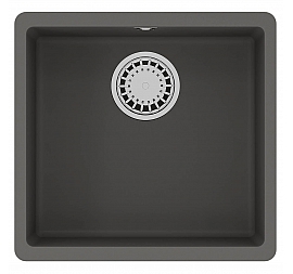 Мойка кухонная Lemark Sinara 440-U 9910071 44 см серый шёлк
