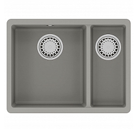 Мойка кухонная Lemark Sinara 550-U 9910081 55 см грей