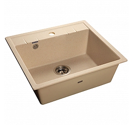 Мойка кухонная GranFest GF-Q561 56 см бежевая