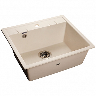 Мойка кухонная GranFest GF-Q561 56 см белая