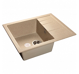 Мойка кухонная GranFest GF-Q650L 65 см песочная