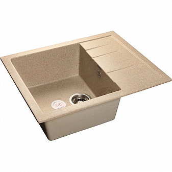 Мойка кухонная GranFest GF-Q650L 65 см песочная