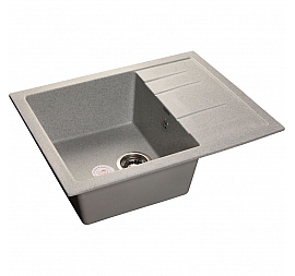 Мойка кухонная GranFest GF-Q650L 65 см серая