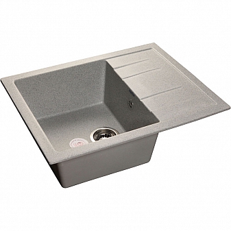 Мойка кухонная GranFest GF-Q650L 65 см серая