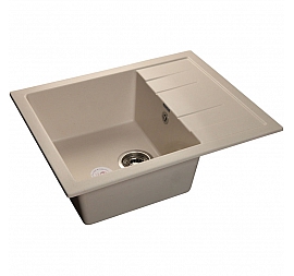 Мойка кухонная GranFest GF-Q650L 65 см белая