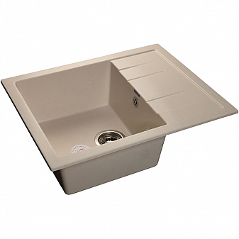 Мойка кухонная GranFest GF-Q650L 65 см белая