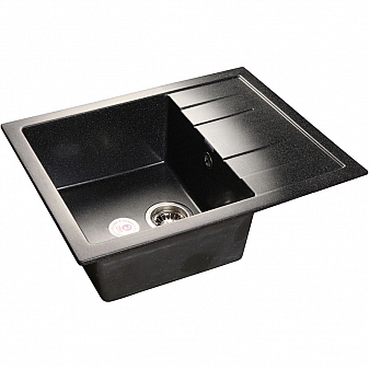 Мойка кухонная GranFest GGF-Q650L 65 см черная