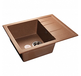 Мойка кухонная GranFest GF-Q650L 65 см терракотовая