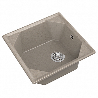 Мойка кухонная GranFest GF-U-500 50 см песочная