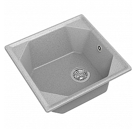 Мойка кухонная GranFest GF-U-500 50 см серая