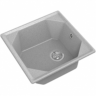 Мойка кухонная GranFest GF-U-500 50 см серая