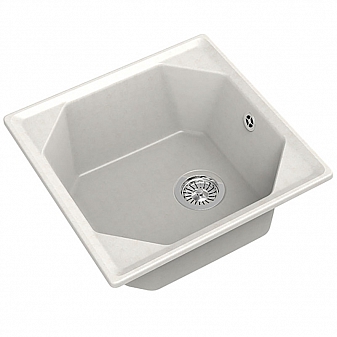 Мойка кухонная GranFest GF-U-500 50 см белая