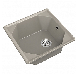 Мойка кухонная GranFest GF-U-500 50 см топаз