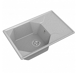 Мойка кухонная GranFest GF-U-740L 74 см серая