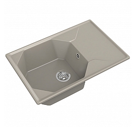 Мойка кухонная GranFest GF-U-740L 74 см топаз