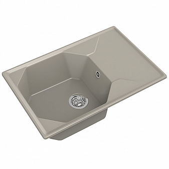 Мойка кухонная GranFest GF-U-740L 74 см топаз