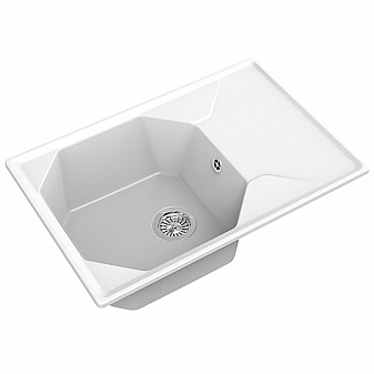 Мойка кухонная GranFest GF-U-740L 74 см иней