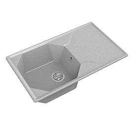 Мойка кухонная GranFest GF-U-840L 84 см серая