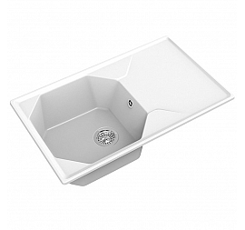 Мойка кухонная GranFest GF-U-840L 84 см иней