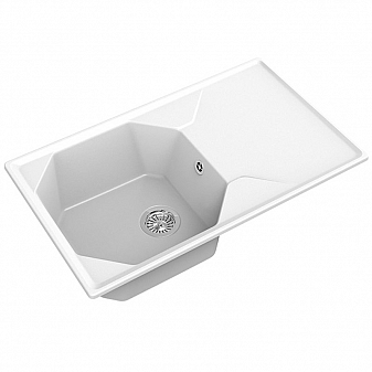 Мойка кухонная GranFest GF-U-840L 84 см иней