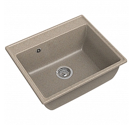 Мойка кухонная GranFest GF-V-580 58 см песочная