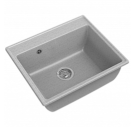 Мойка кухонная GranFest GF-V-580 58 см серая