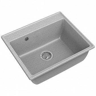 Мойка кухонная GranFest GF-V-580 58 см серая