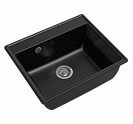 Мойка кухонная GranFest GF-V-580 58 см черная