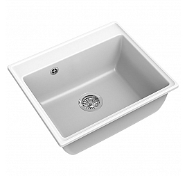 Мойка кухонная GranFest GF-V-580 58 см иней