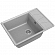 Мойка кухонная GranFest GF-V-680L 68 см серая