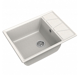 Мойка кухонная GranFest GF-V-680L 68 см белая